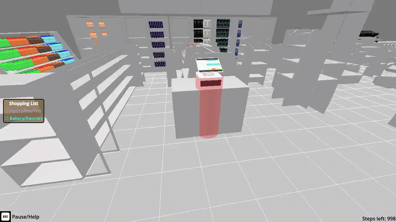 Interactive 3D Digital Twin of a Retail Store